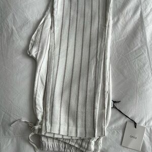 Onia Striped Linen Pants